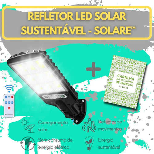 Luminária LED Solar Solare