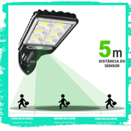 Luminária LED Solar Solare